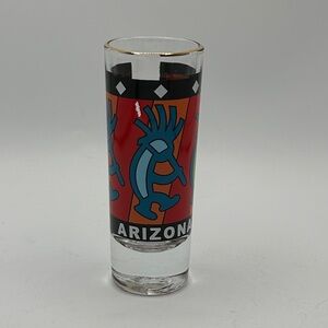 Arizona Kokopelli-themed double shot glass